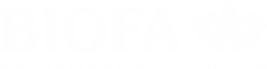 BIOFA Wohngesund und Nachhaltig Logo weiß